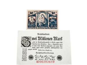 Kit Cédulas Historicas Notgeld Austria E Hiperinflacao Alemanha